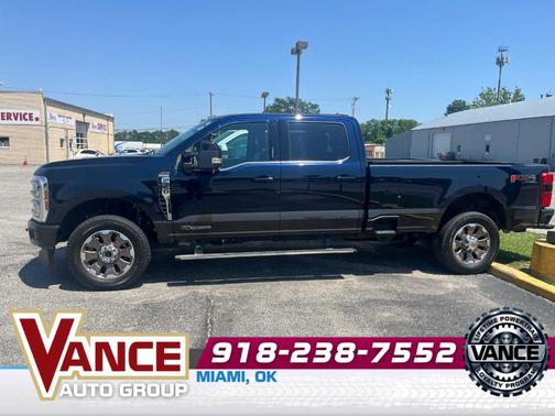 Blue 2024 Ford F-350 King Ranch