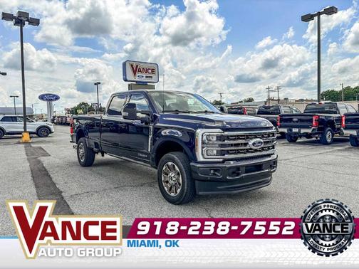 Blue 2024 Ford F-350 King Ranch