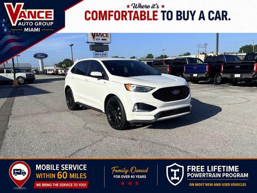 Star White 2022 Ford Edge ST-Line