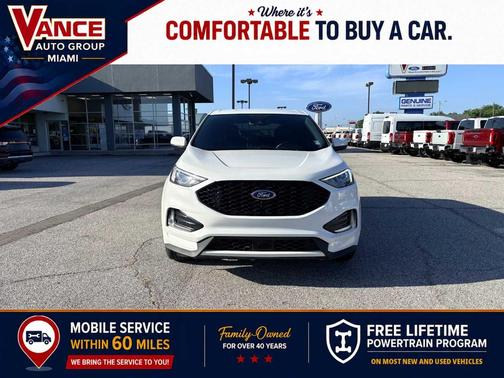 Star White 2022 Ford Edge ST-Line