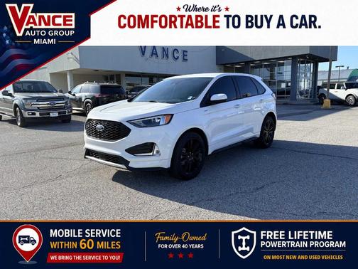 Star White 2022 Ford Edge ST-Line