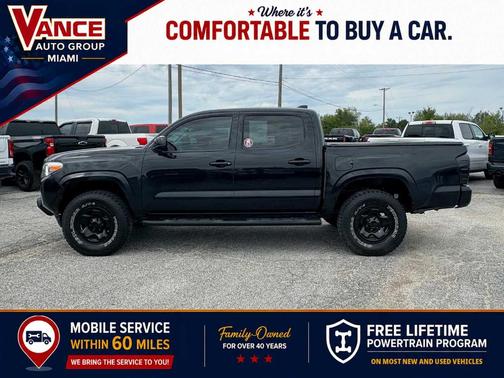 Midnight Black Metallic 2021 Toyota Tacoma SR