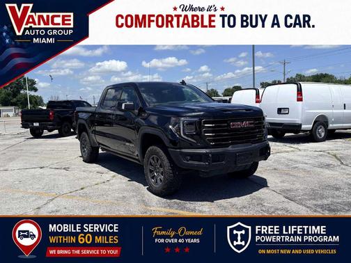 Onyx Black 2025 GMC Sierra 1500 AT4X