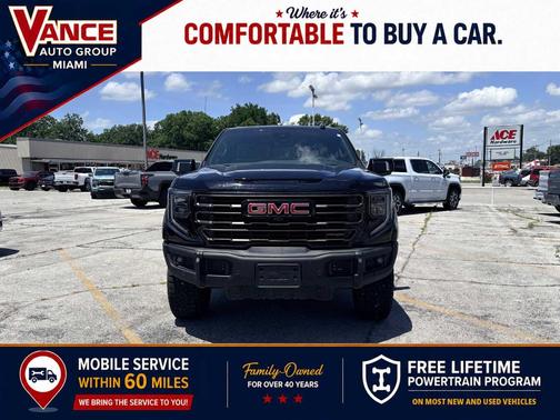 Onyx Black 2025 GMC Sierra 1500 AT4X