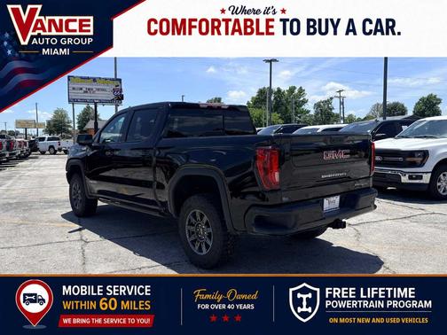 Onyx Black 2025 GMC Sierra 1500 AT4X