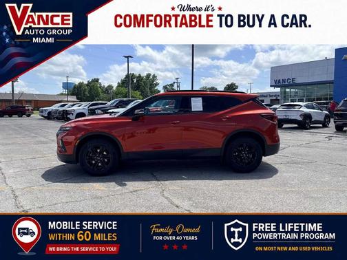 Cayenne Orange Metallic 2021 Chevrolet Blazer 2LT