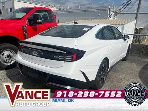 White 2025 Hyundai SONATA SEL