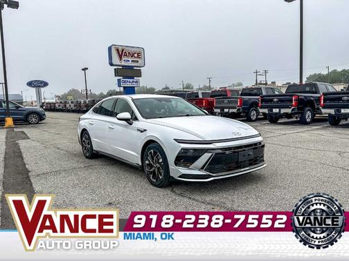 White 2025 Hyundai SONATA SEL