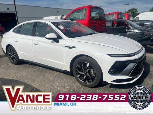 White 2025 Hyundai SONATA SEL