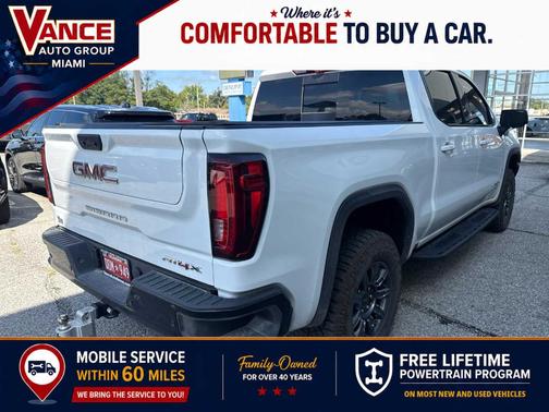 Summit White 2025 GMC Sierra 1500 AT4X