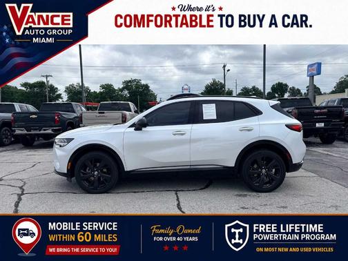 White Frost Tri-Coat 2023 Buick Envision Preferred