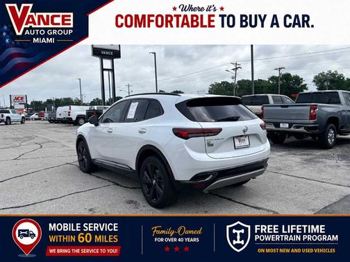 White Frost Tri-Coat 2023 Buick Envision Preferred