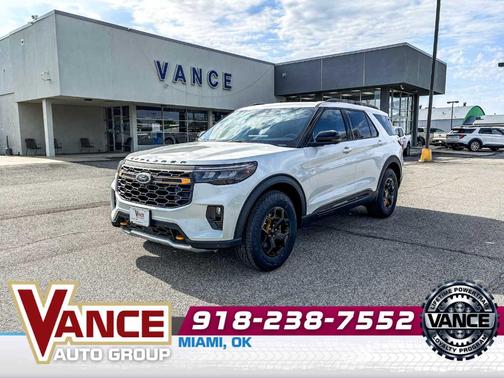 Star White 2026 Ford Explorer Tremor