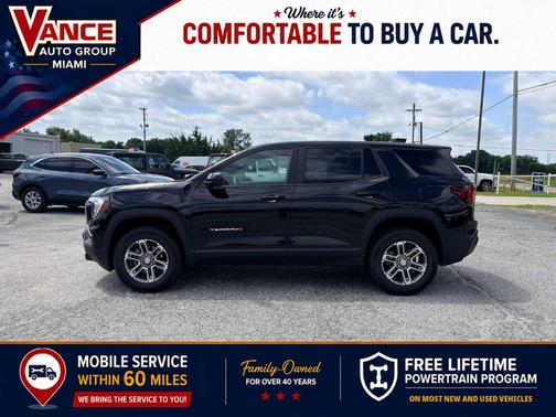Ebony Twilight Metallic 2026 GMC Terrain FWD Elevation