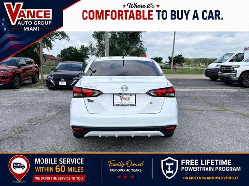 Cloud White 2023 Nissan Versa S