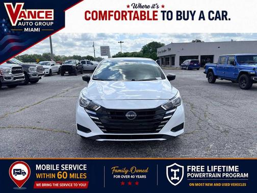 Cloud White 2023 Nissan Versa S