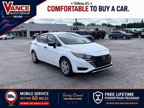 Cloud White 2023 Nissan Versa S