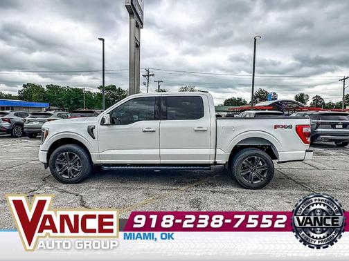 Star White 2023 Ford F-150 Lariat