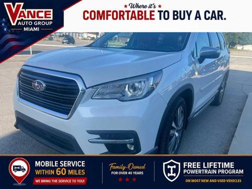 Crystal White Pearl 2020 Subaru Ascent Touring 7-Passenger