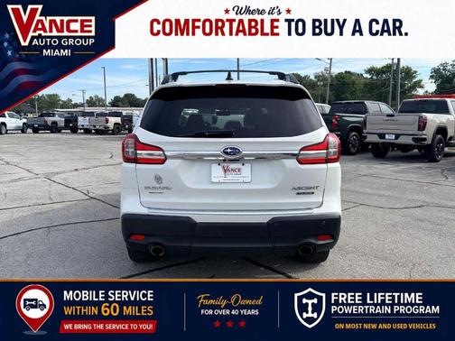 Crystal White Pearl 2020 Subaru Ascent Touring 7-Passenger