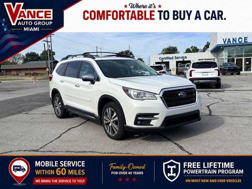 Crystal White Pearl 2020 Subaru Ascent Touring 7-Passenger