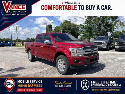 Ruby Red Metallic Tinted Clearcoat 2018 Ford F-150 Platinum