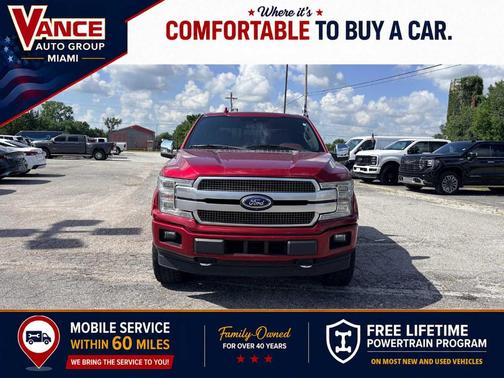 Ruby Red Metallic Tinted Clearcoat 2018 Ford F-150 Platinum
