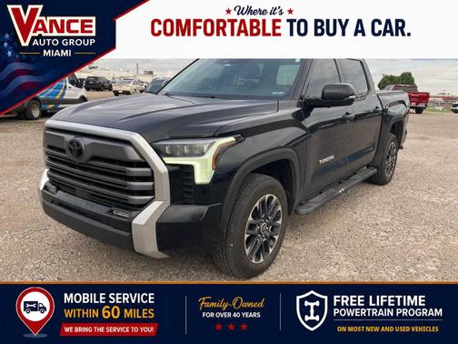 Midnight Black Metallic 2023 Toyota Tundra Limited