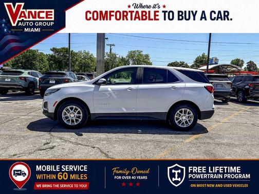 Summit White 2024 Chevrolet Equinox LT