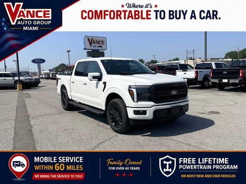 Star White 2026 Ford F-150 Lariat