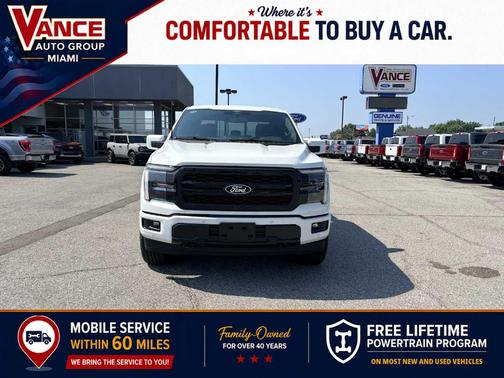 Star White 2026 Ford F-150 Lariat