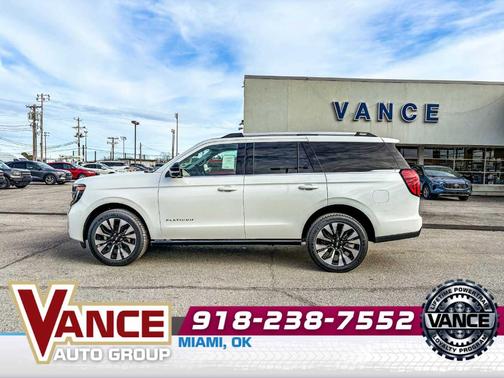 Star White 2025 Ford Expedition Platinum