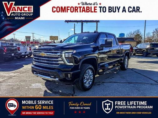Black 2025 Chevrolet Silverado 2500 High Country