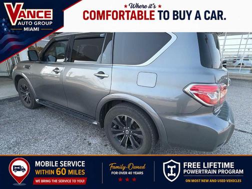 Gun Metallic 2017 Nissan Armada Platinum