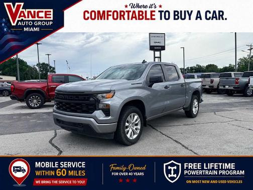 Sterling Gray Metallic 2023 Chevrolet Silverado 1500 Custom