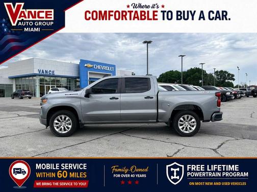 Sterling Gray Metallic 2023 Chevrolet Silverado 1500 Custom