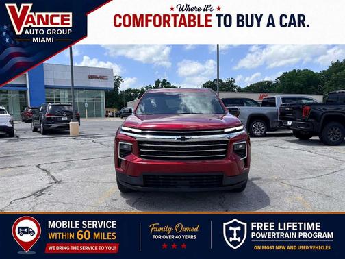 Radiant Red 2026 Chevrolet Traverse LT