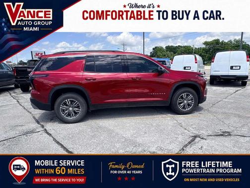 Radiant Red 2026 Chevrolet Traverse LT