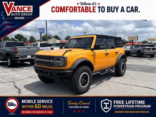 Orange Metallic 2021 Ford Bronco Badlands