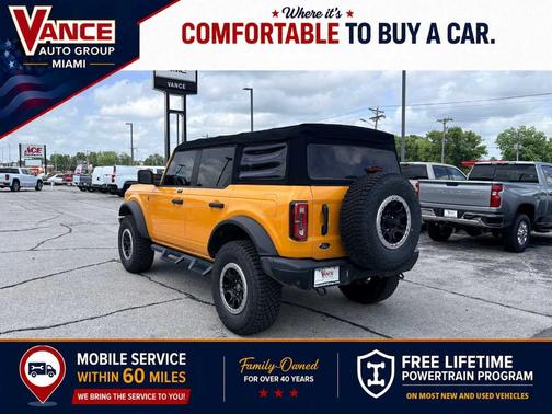 Orange Metallic 2021 Ford Bronco Badlands