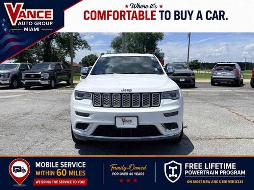Bright White Clearcoat 2019 Jeep Grand Cherokee Summit