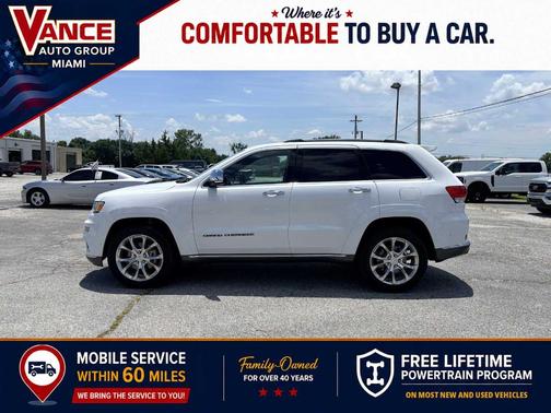 Bright White Clearcoat 2019 Jeep Grand Cherokee Summit