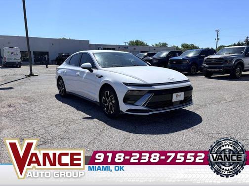 White 2025 Hyundai SONATA SEL