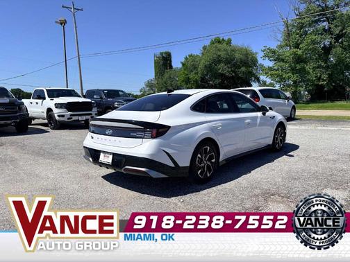 White 2025 Hyundai SONATA SEL