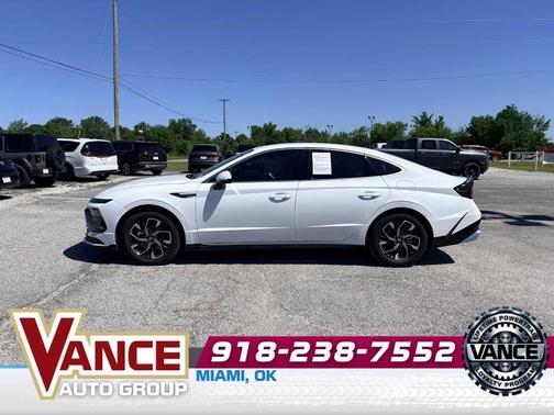 White 2025 Hyundai SONATA SEL