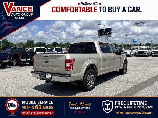 White Gold 2018 Ford F-150 Lariat