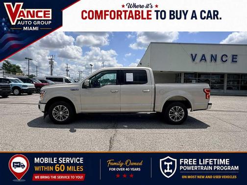White Gold 2018 Ford F-150 Lariat