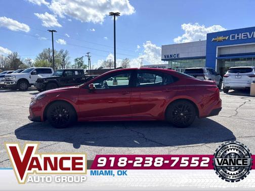 Red 2025 Toyota Camry SE