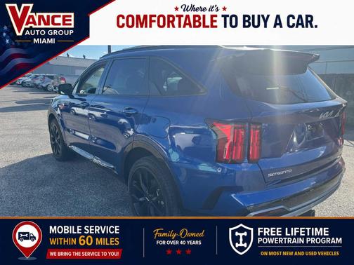 Sapphire Blue 2023 Kia Sorento SX