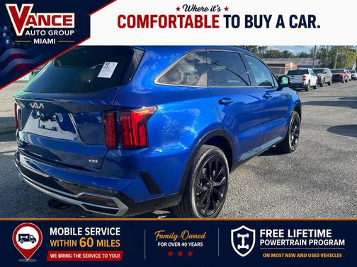 Sapphire Blue 2023 Kia Sorento SX